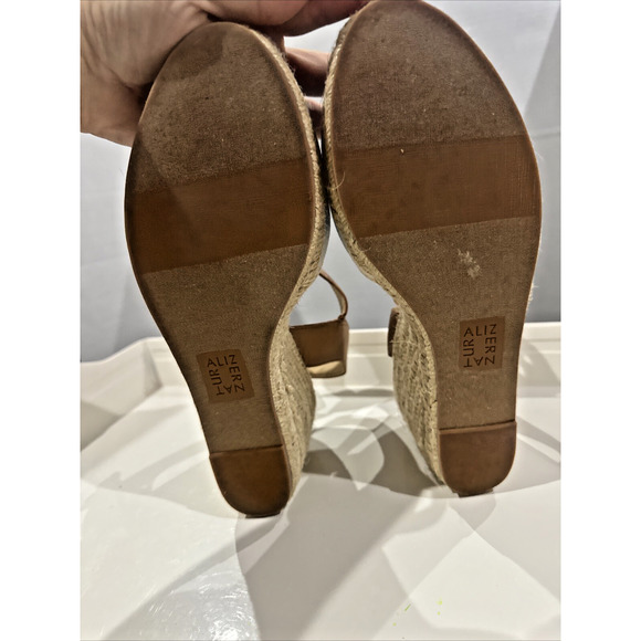 Naturalizer Ombré Blue Tones Espadrille Wedge Sandals - Picture 6 of 7